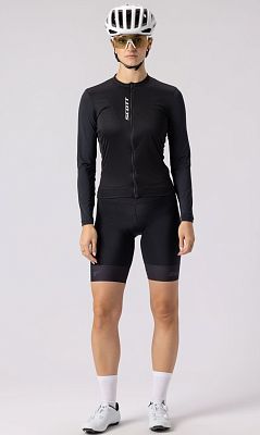 Превью  Велоджерси с длинным рукавом SCOTT Pro Women Black